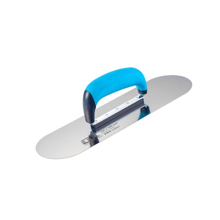 Ox Tools Pro 4"x16" (100x406mm) Flexible Pool Trowel - Stainless Steel, OX Grip OX-P015716